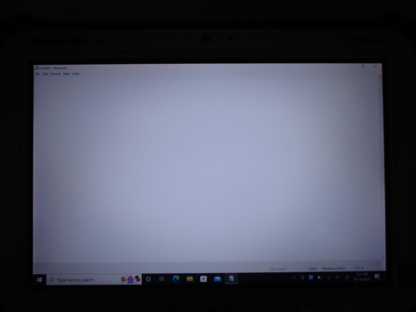 Panasonic Toughpad FZ-G1 MK2 10.1″ i5-4310U 2Ghz 8GB 256GB SSD Wi-Fi -NO STYLUS