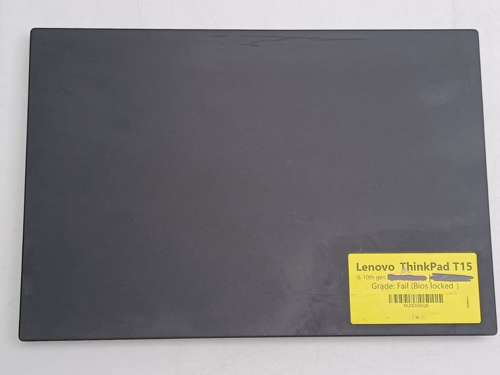 Lenovo ThinkPad T15 i5-10th gen No RAM No OS, No Storage, For parts/Repair