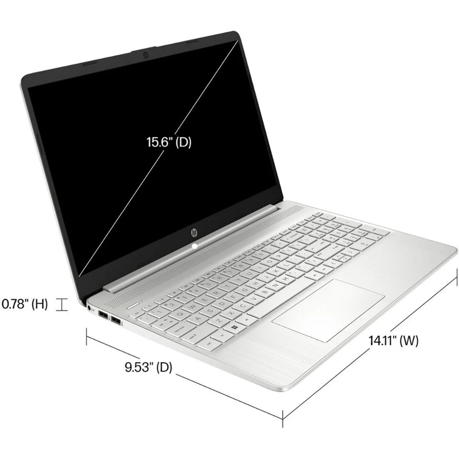 HP Business & Student Laptop, 15.6″ HD Display AMD Ryzen 3 5300U 16GB RAM 512GB