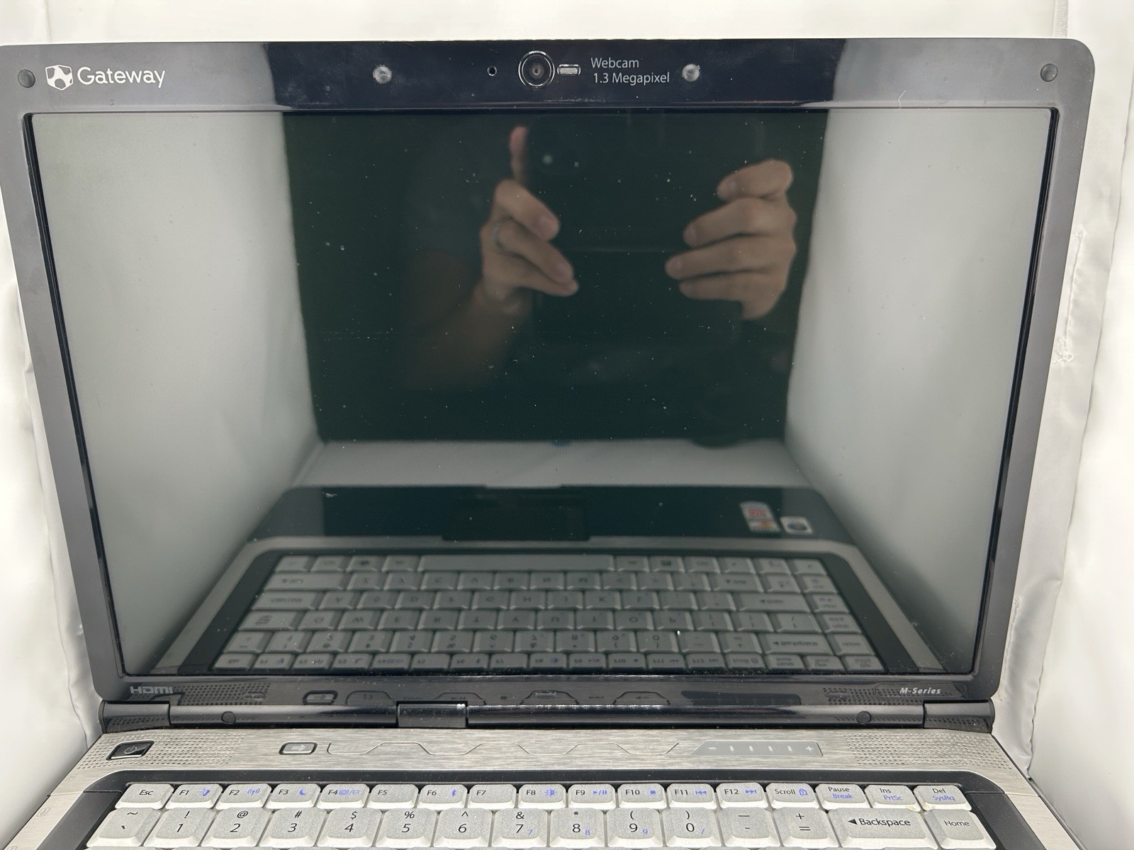 Gateway M-1634u Laptop NO Power NO HDD, AMD Turion 64×2, 4GB RAM, Original Cord