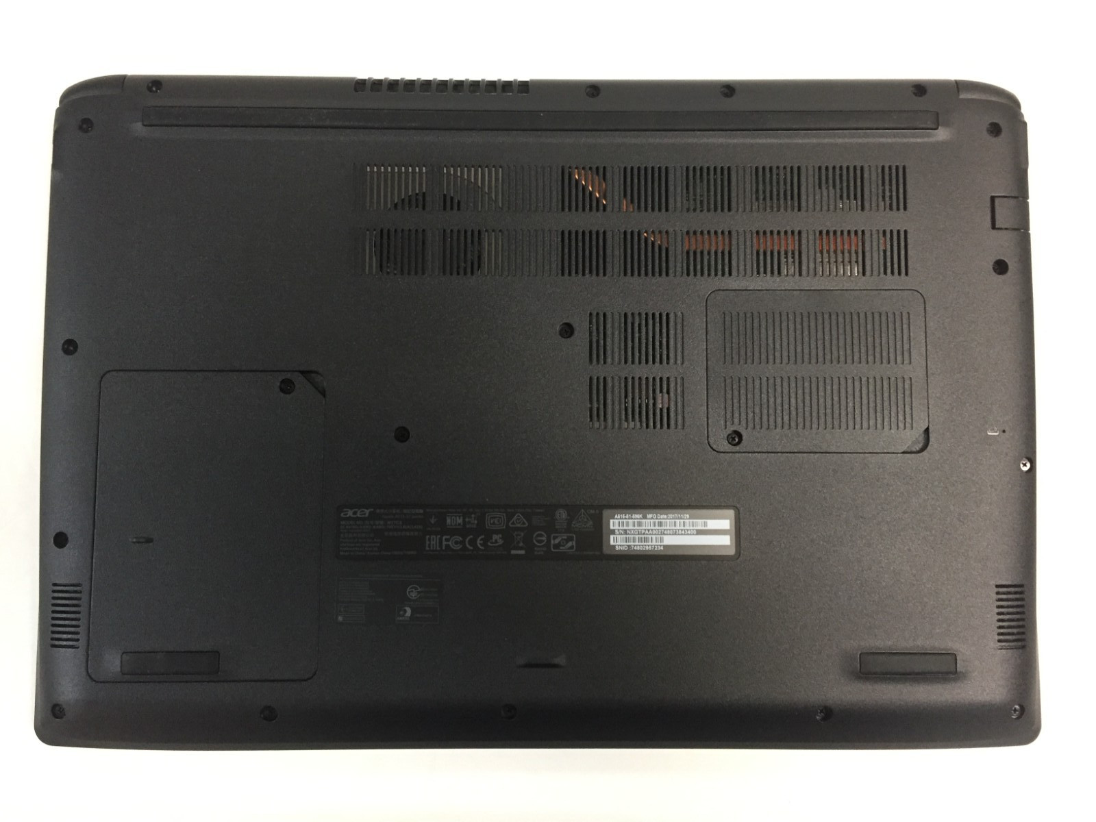 *Bad Battery*Acer Aspire 5 A515-51-596K 15.6″ Laptop/i5-8250U/8GB/256GB SSD/W10H