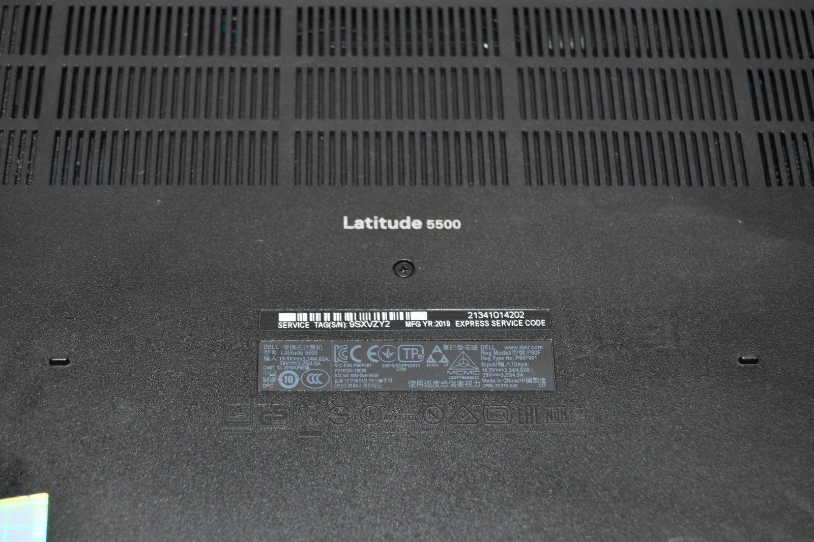 ^ Dell Latitude 5500 Laptop Intel i7-8665U @ 1.9GHz 16GB Ram No HD #X7274