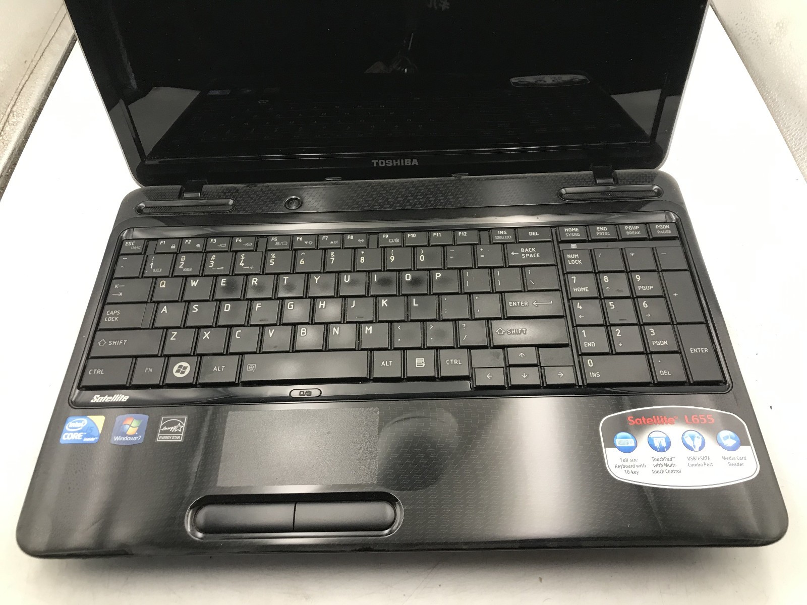TOSHIBA SATELLITE L655 S5144 – FOR PARTS/REPAIR – INTEL I5 480M – NO RAM-READ-BB