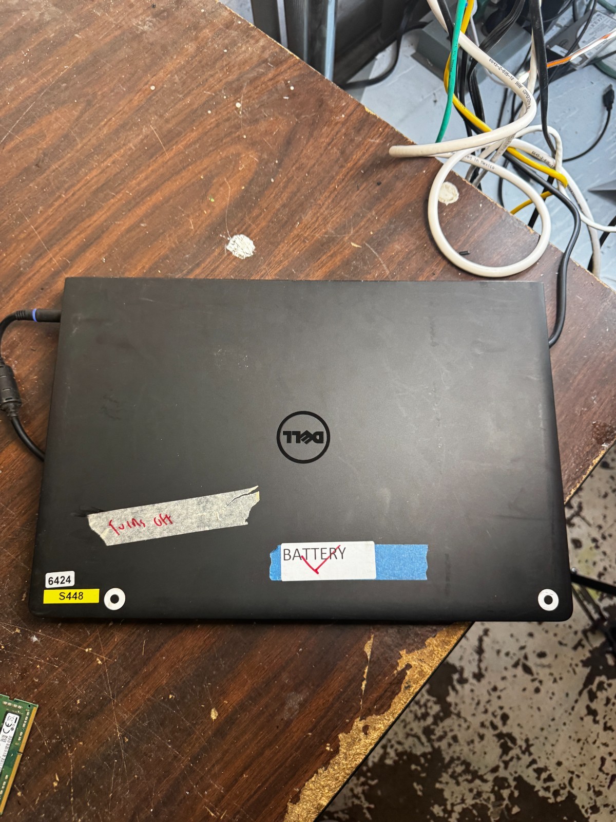 Dell Latitude 3560 Core I3-5005U 4GB RAM Laptop For Parts/Repair #6424