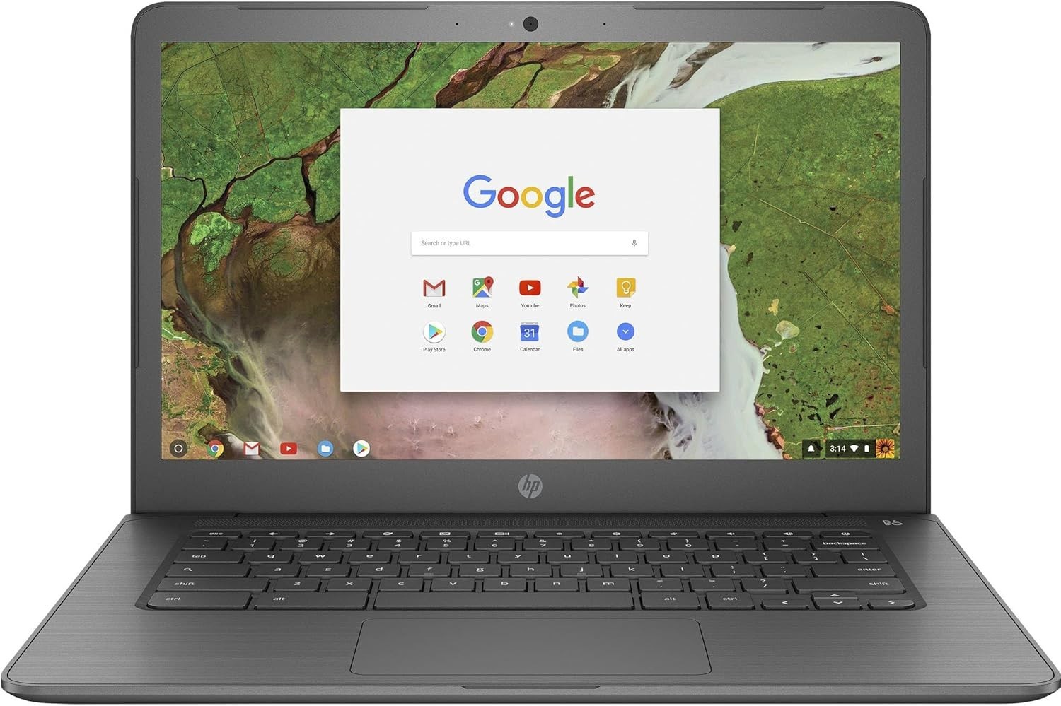 HP Chromebook 14 G5 14″ HD Celeron N3350 4GB RAM 32GB eMMC WiFi Webcam