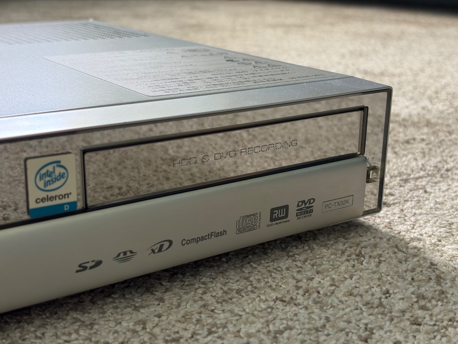 Vintage Windows XP Media Center PC 2005 SHARP PC-TX32K Japanese Retro PC READ!!!