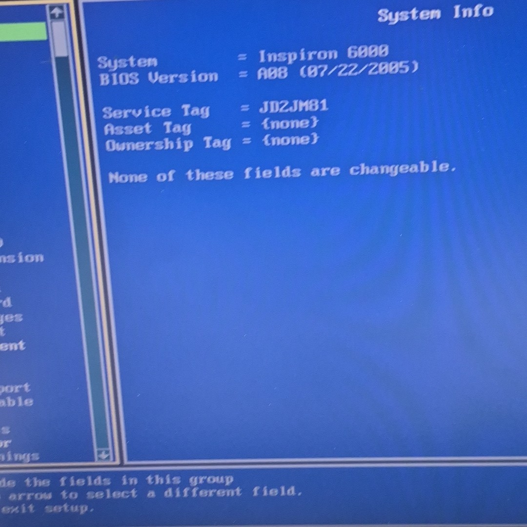 Dell Inspiron 6000 Laptop Windows XP Computer – NO DRIVE SEE SPECS Parts/Repair