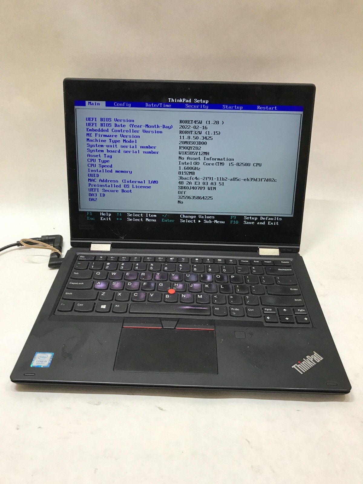 Lenovo ThinkPad L380 Yoga 13″ Intel Core i5 NO RAM NO HDD For Parts Cracked -DW