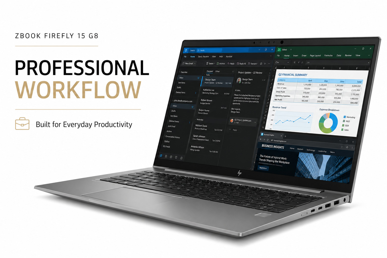 HP ZBook Firefly 15 G8 i7-1165G7 16GB 512GB SSD Backlit Win11 Pro