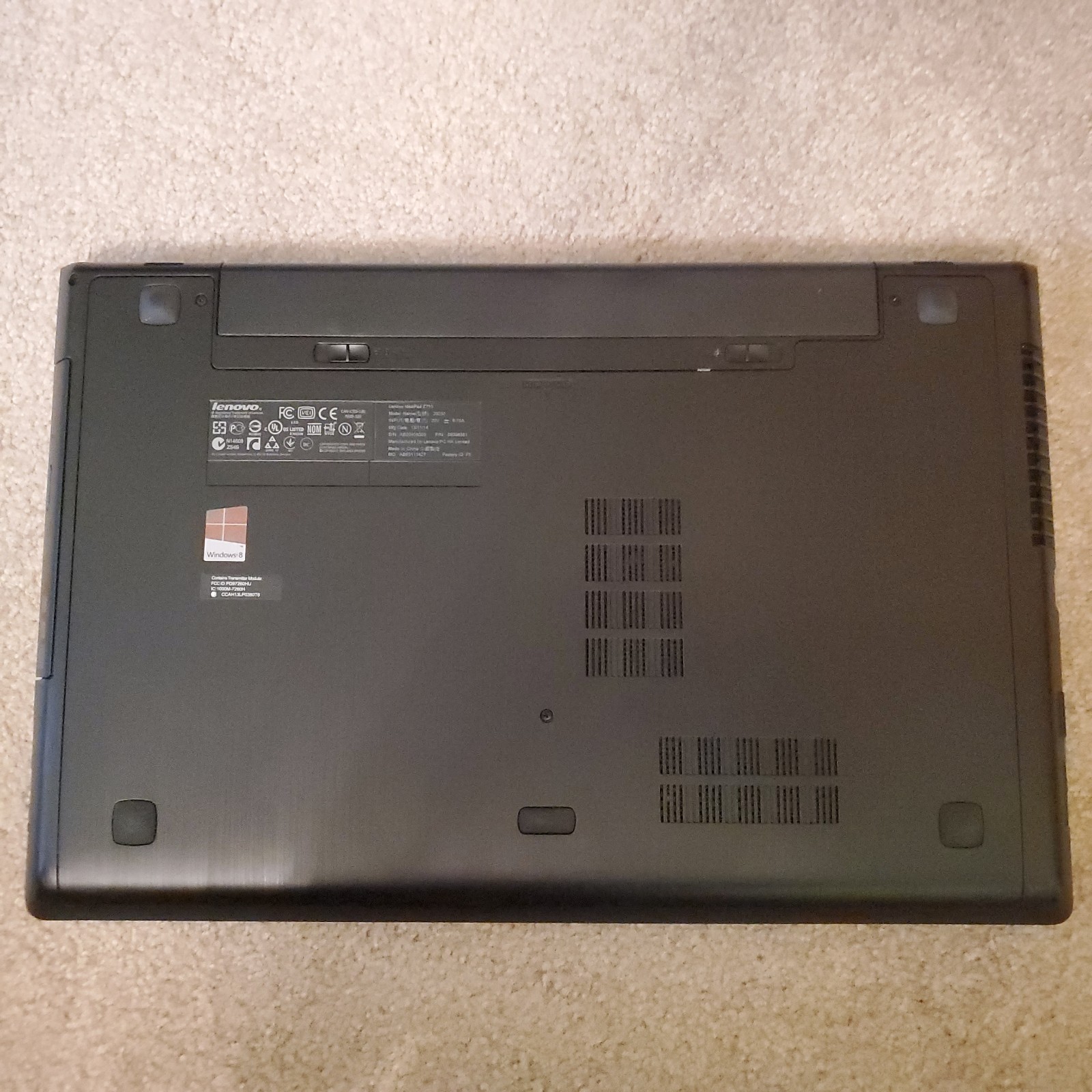 Lenovo Ideapad Z710 i7 17.3″ NIVIDIA GeForce GT 745M 16GB RAM 1 TB SSD Win 10