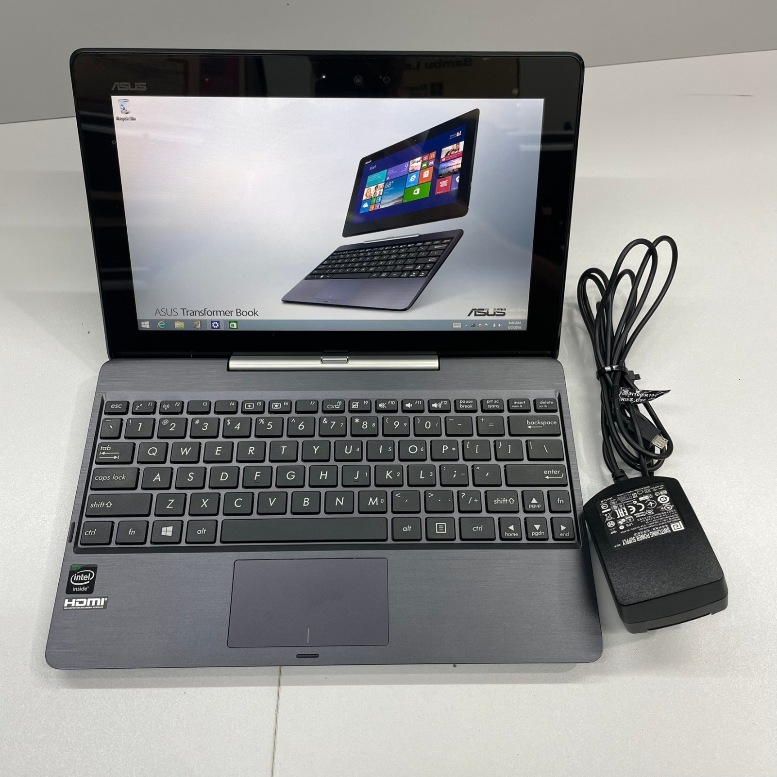 ASUS Transformer Book T100TAM – Atom Z3775 – 2GB – 32GB eMMC + 500GB HDD – 10.1″