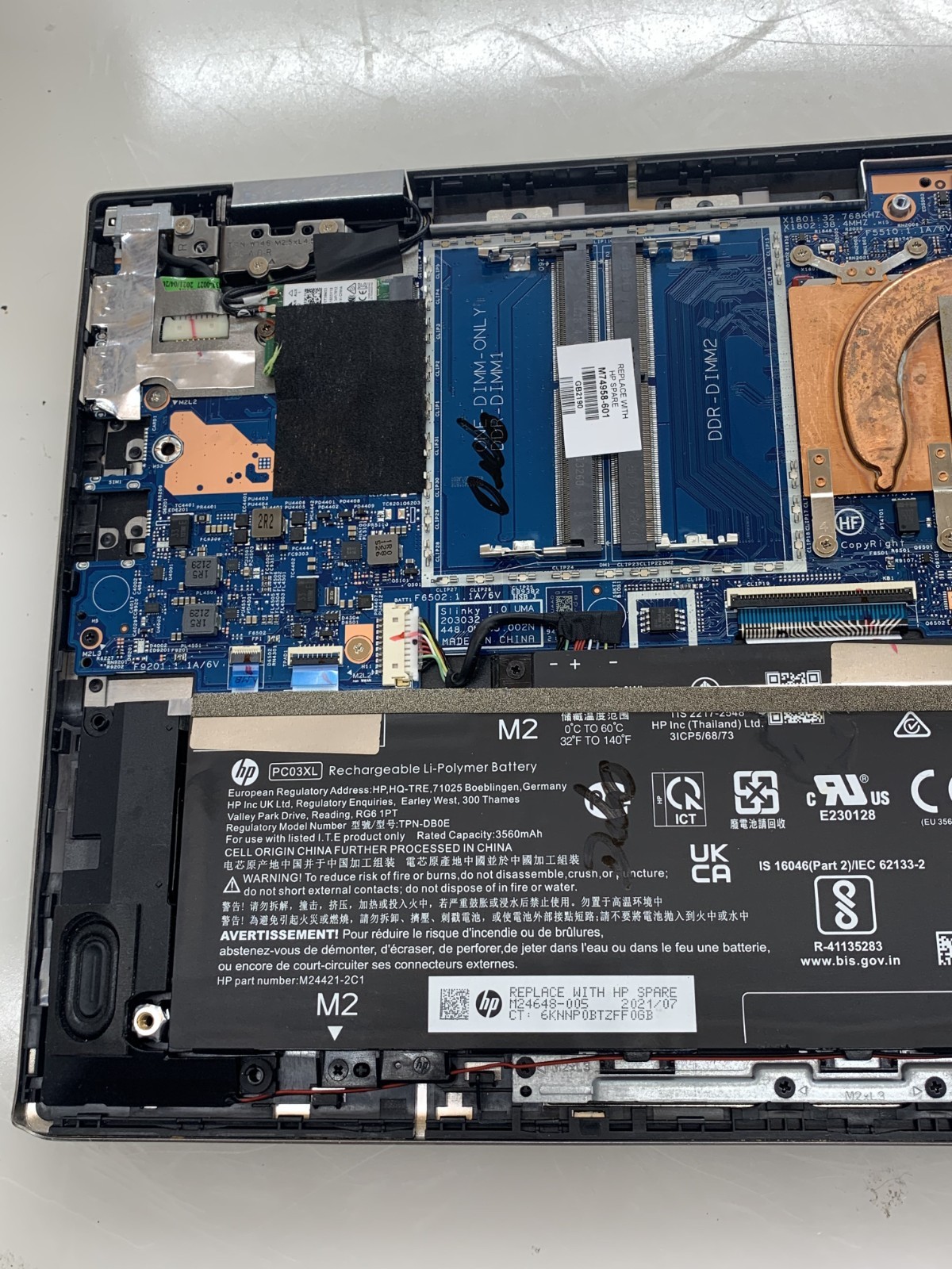 HP PAVILON X360 M i5-1155G7@4.5GHz NO SSD/OS TOUCH *FOR PARTS/REPAIRS