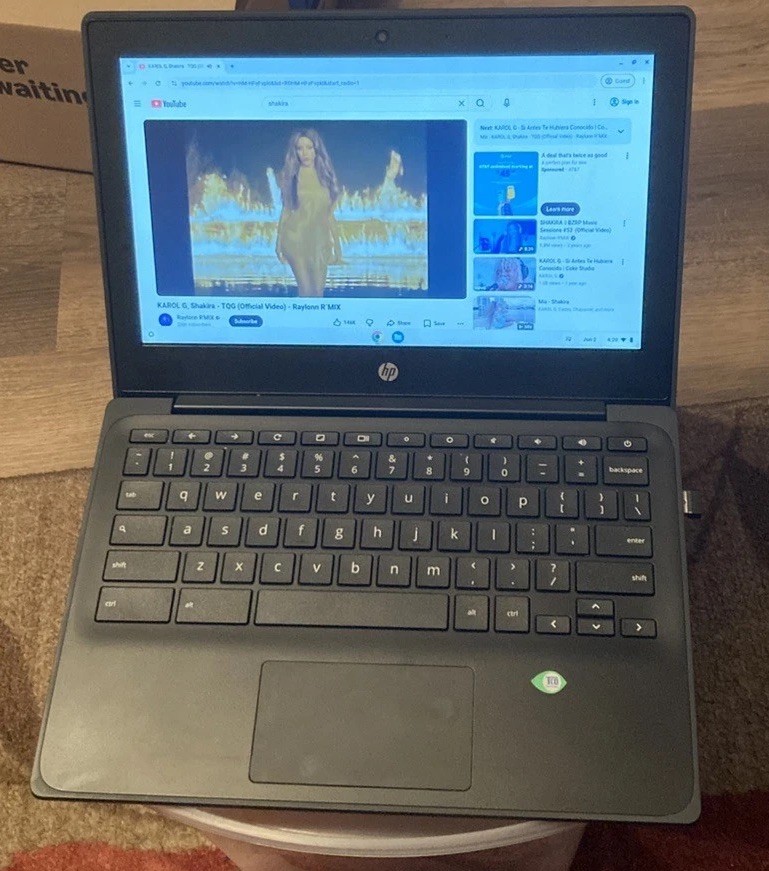 HP Chromebook 11 G6 11.6″ Intel 2.40 GHz 4 GB RAM 16 GB eMMC Webcam SD