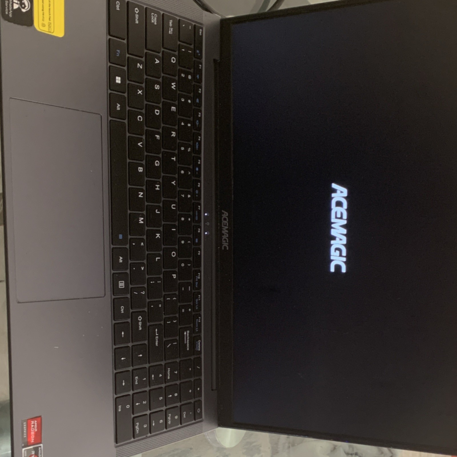 ACEMAGIC 15.6″ Notebook Laptop AMD Ryzen Windows, Webcam, Wi-Fi, Gray