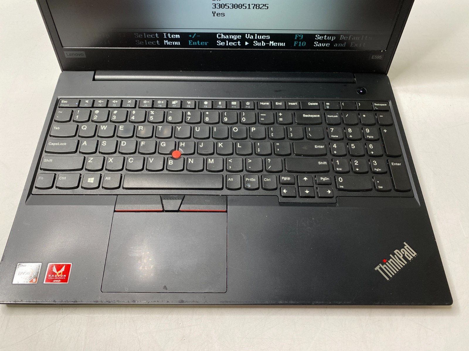 Lenovo ThinkPad E595 Ryzen 5 3500U 4GB DDR4 No OS/SSD – Damaged Screen – PARTS
