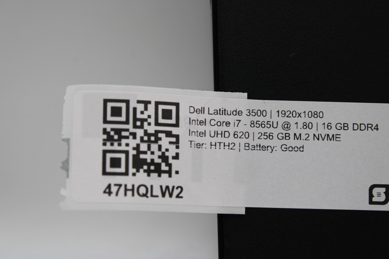 Dell Latitude 3500 i7-8565U @ 1.8 GHz 16GB RAM 256GB SSD No OS *READ