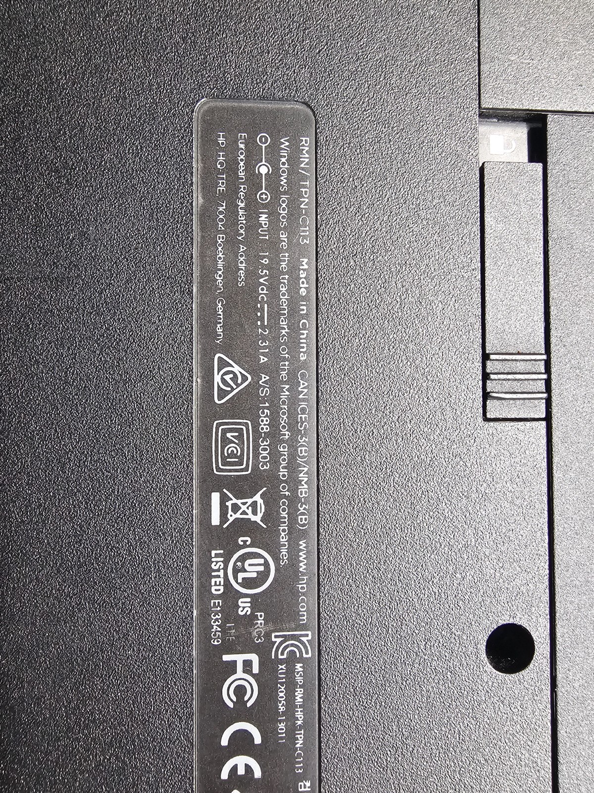 HP 15-g029wm 15.6″ Laptop AMD A4-4000, 4GB, NO HDD, DVD-RW, Includes AC Adapter