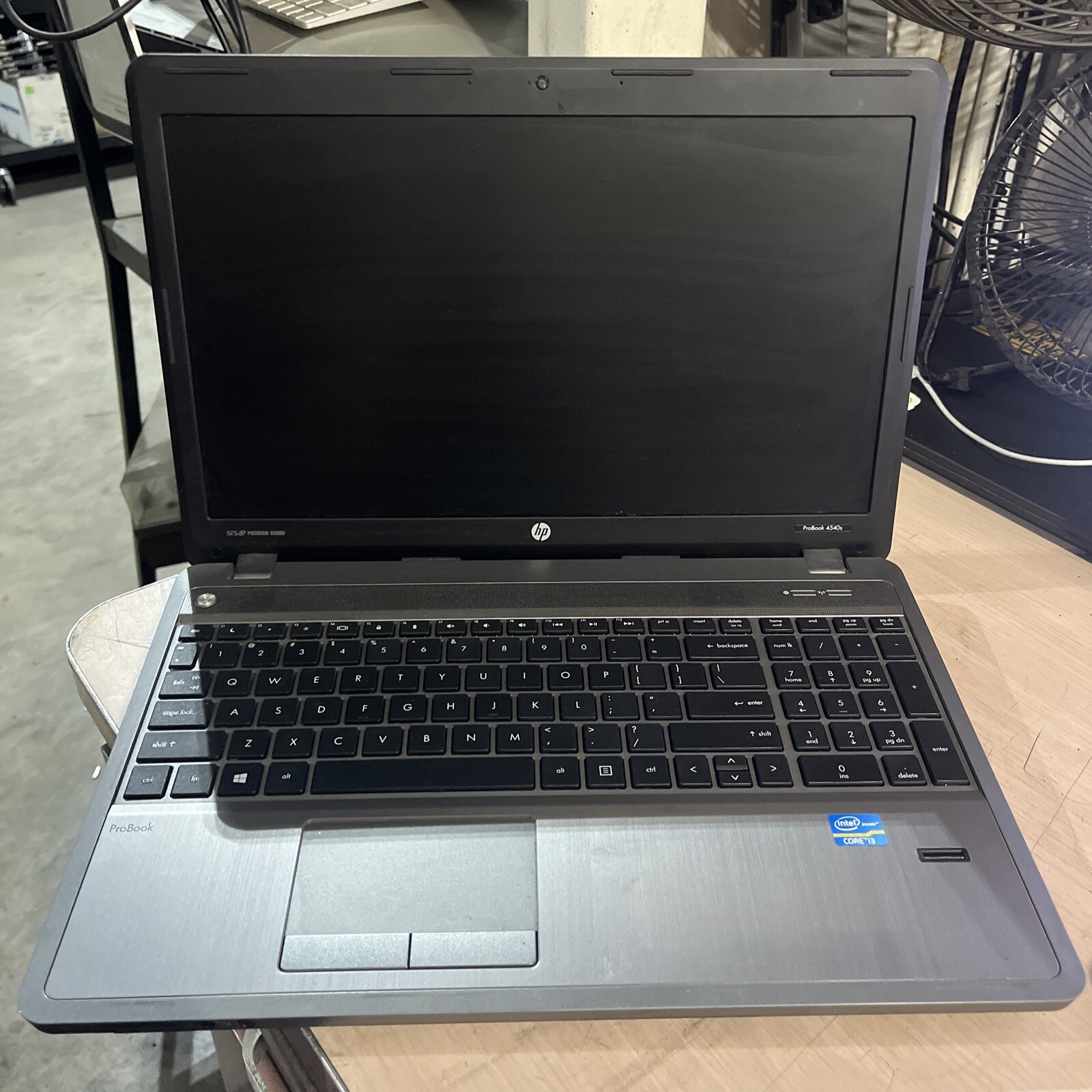 HP PROBOOK 4540S INTEL CORE I3-3110M 2.40GHZ 4GB RAM NO HD 9