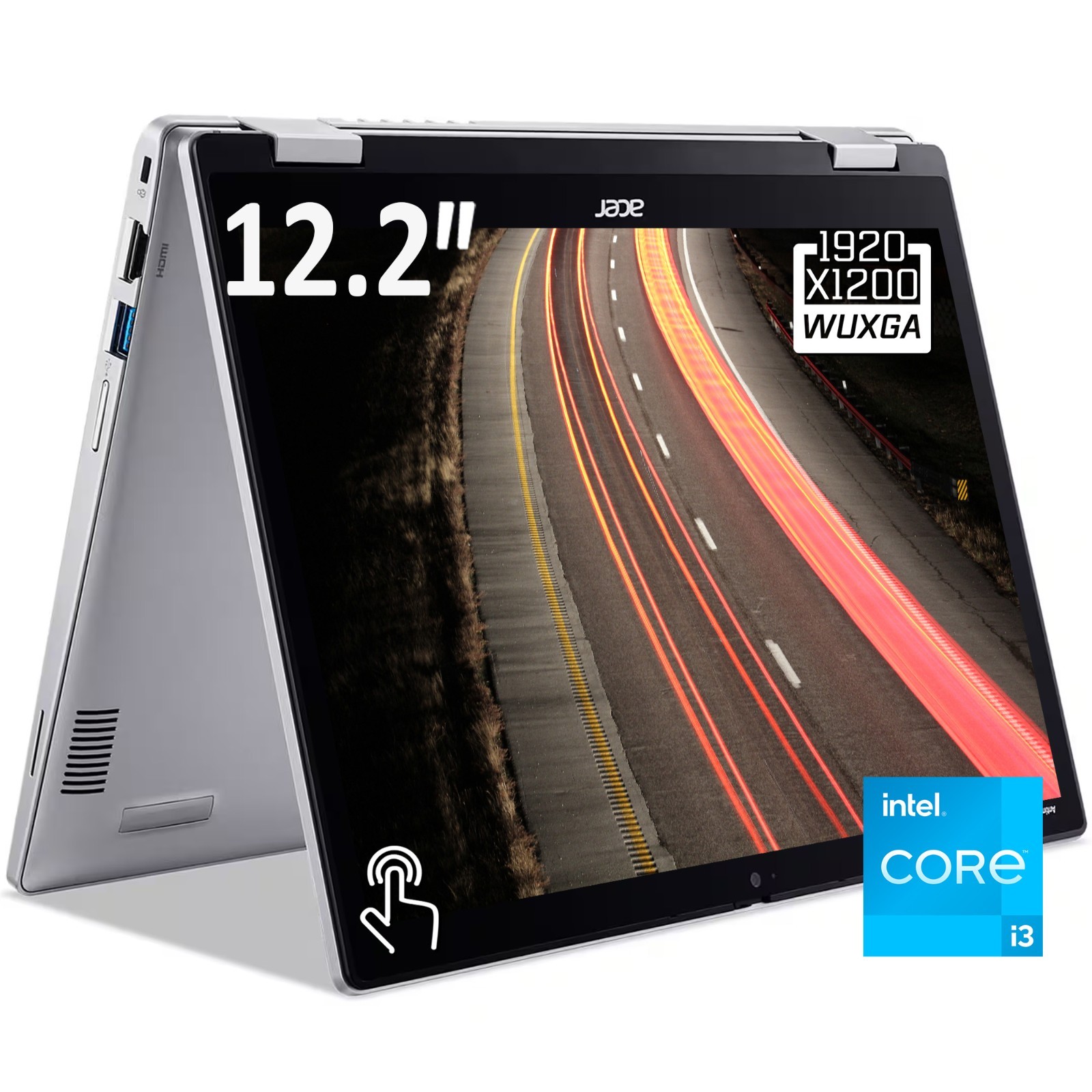 Acer Chromebook Spin 312 2-in-1 12.2″ WUXGA Touch Laptop Intel Core i3-N305