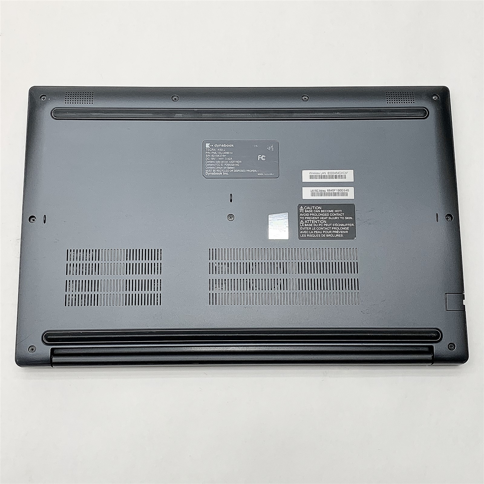 DynaBook Tecra A50-J Laptop Intel i5 11th Generation CPU 15.6″ NO RAM/HDD Parts