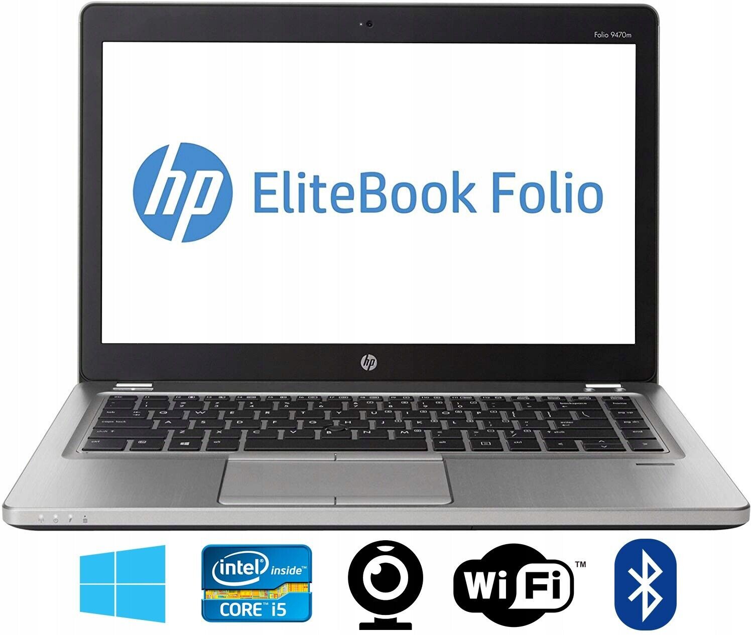 Ultrabook HP EliteBook Folio 9470m 14” i5 4GB 128SSD USB3.0 DP BT HD Win10 Pro