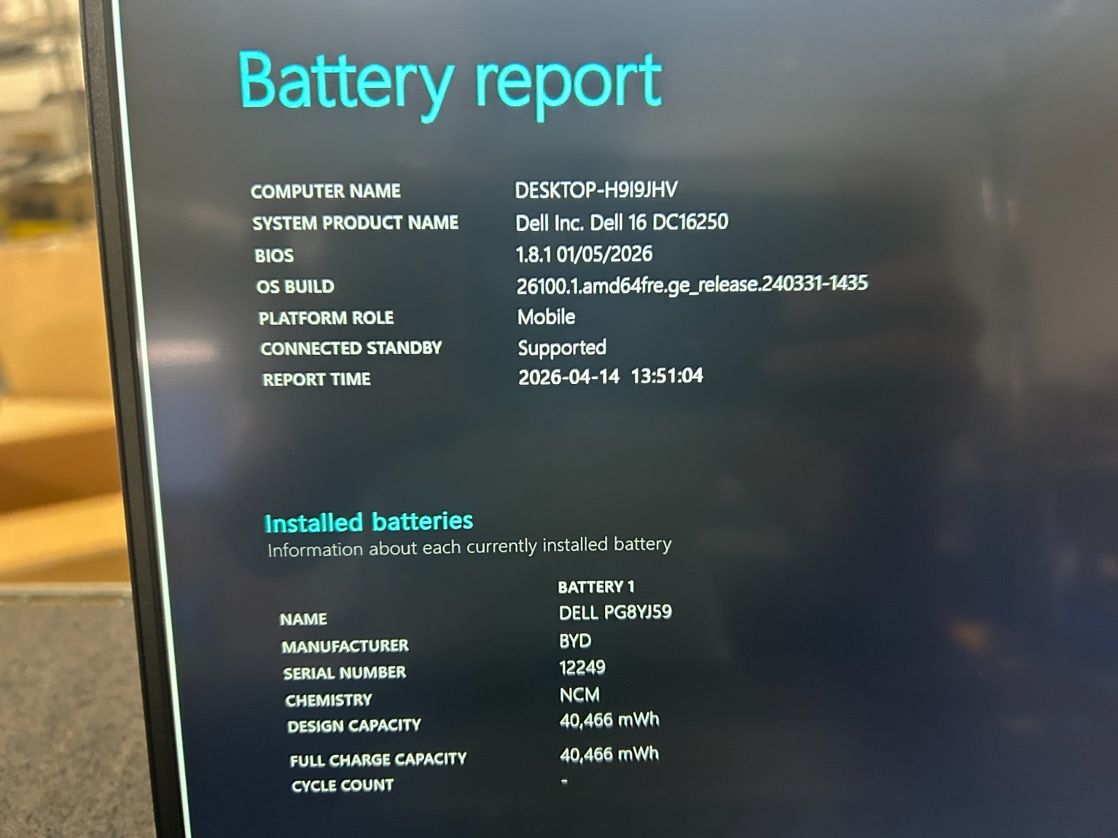DELL 16 DC16250 MRYT3, Intel Core 7 150U, 1.80 GHz, 16 GB RAM, 1 TB NVMe SSD