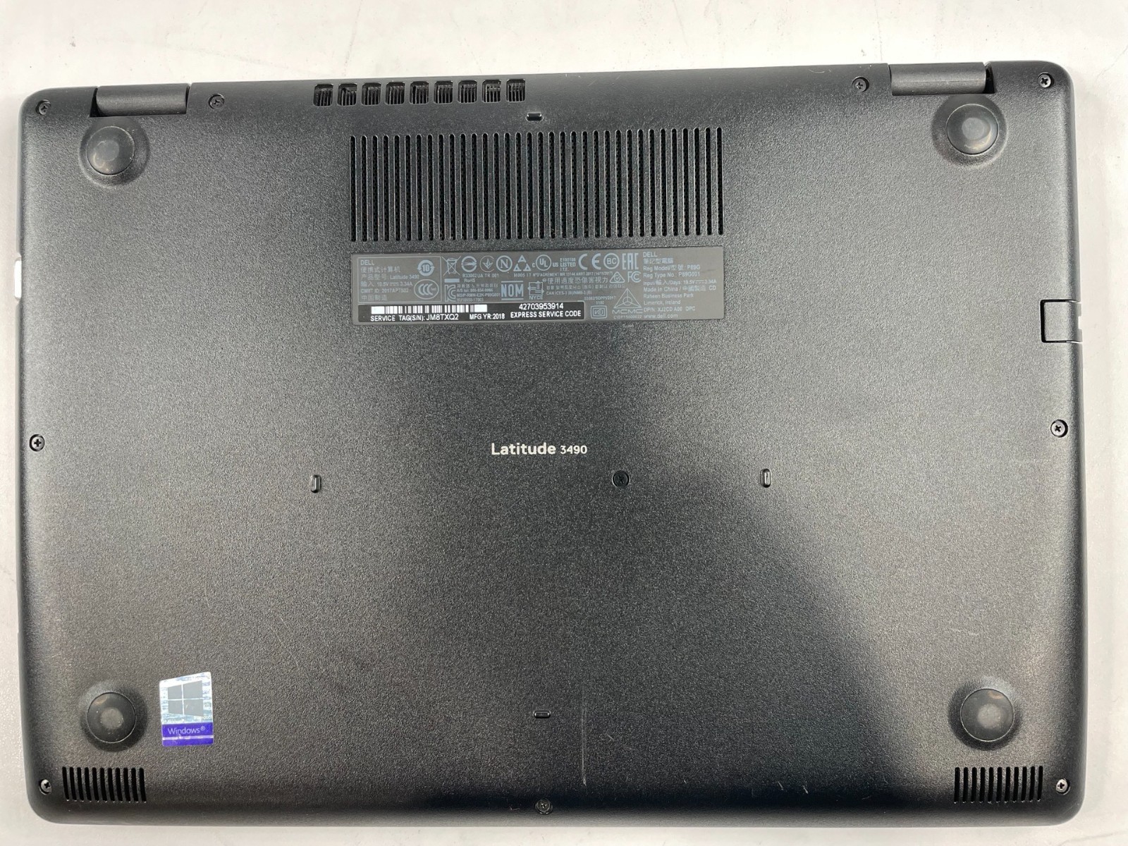 Dell Latitude 3490 Intel i3-7130u/ 8GB /128GB NVMe /Windows 10