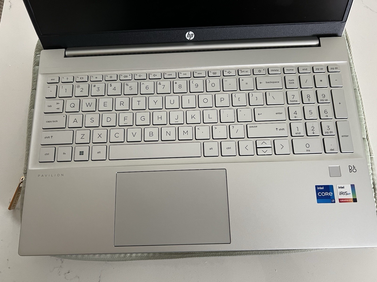 HP Pavilion 15.6in Silver Laptop Intel Core i7 Iris Xe Graphics Webcam