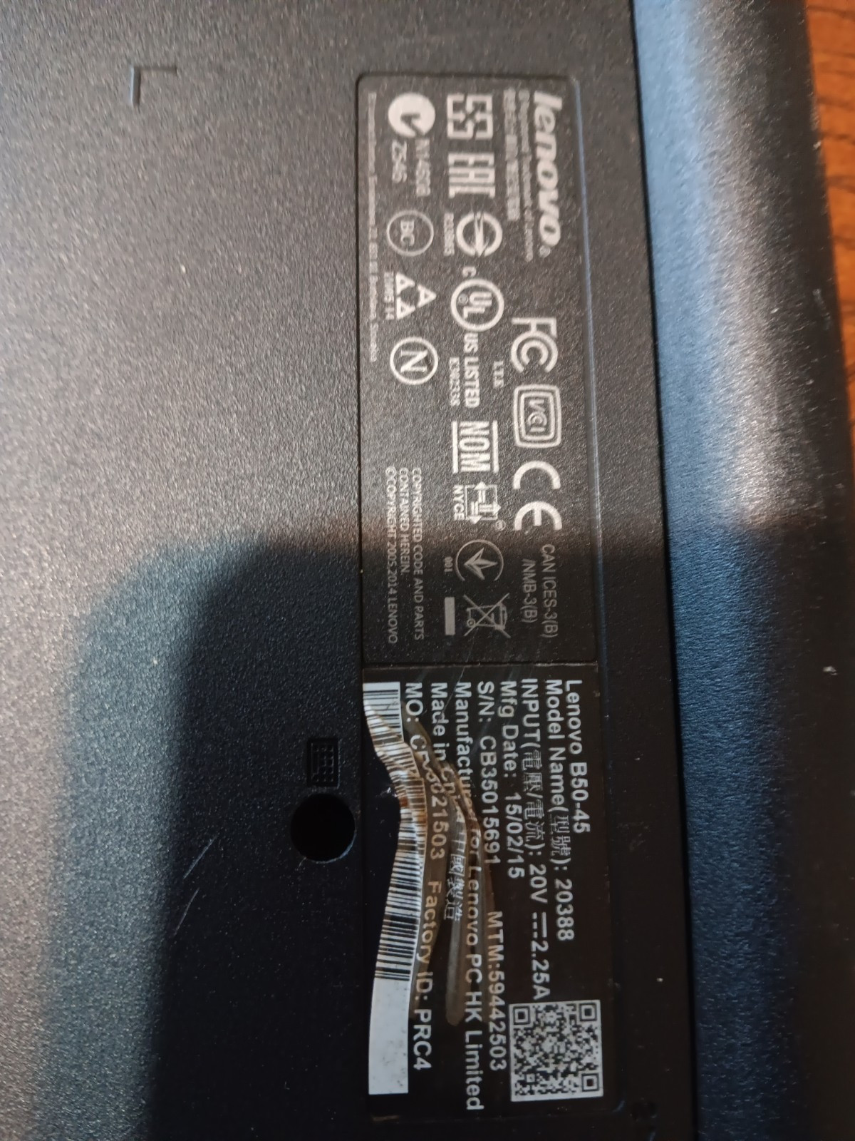 Lenovo G50 15.6in. No Hd, AMD A Series Quad-Core, 2GHz, 8GB) Notebook/Laptop –
