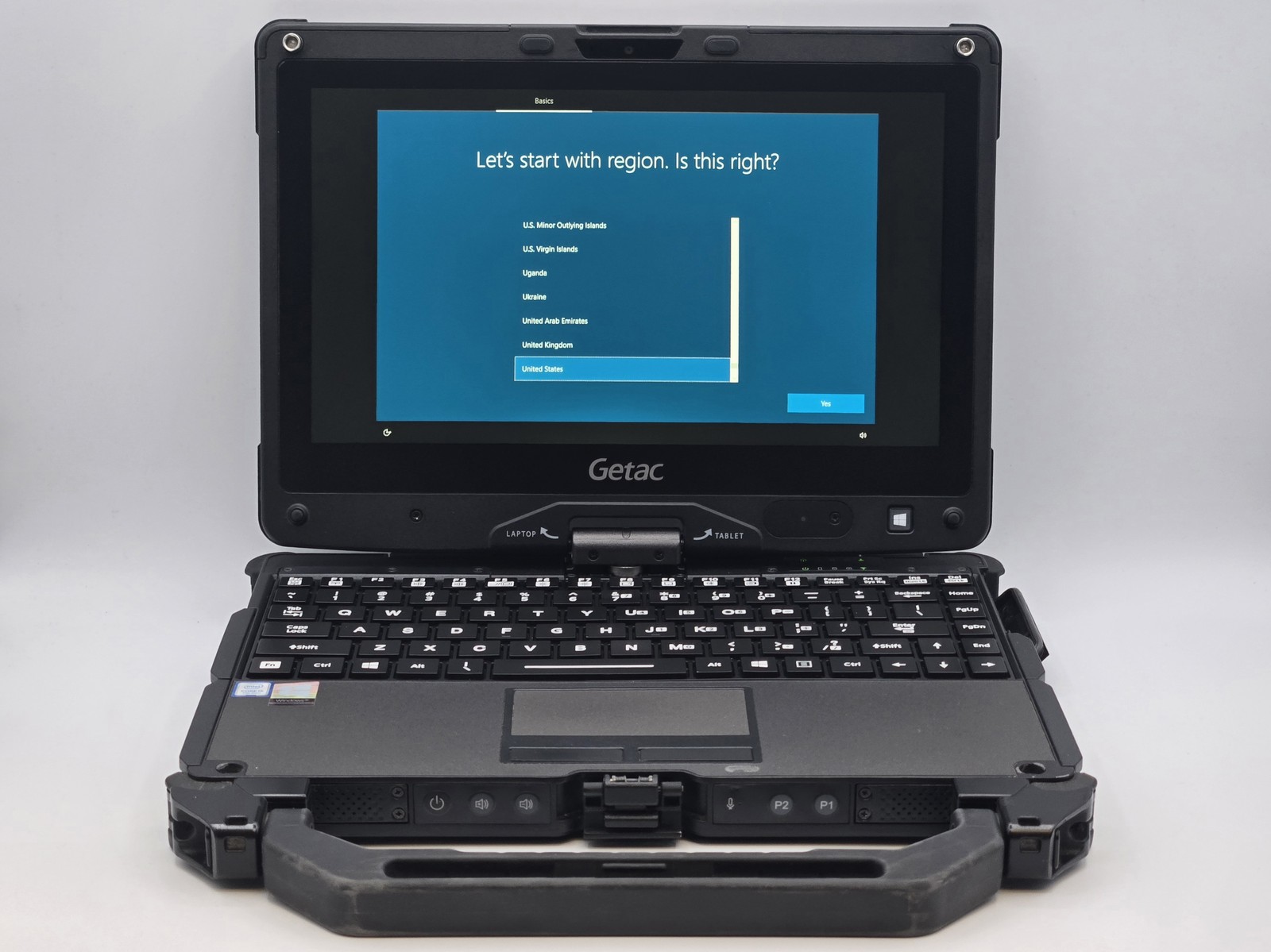 Getac V110G4 2-in-1 11″ HD Touch I5-7200U 256GB SSD 16GB W10P Backlit *READ*