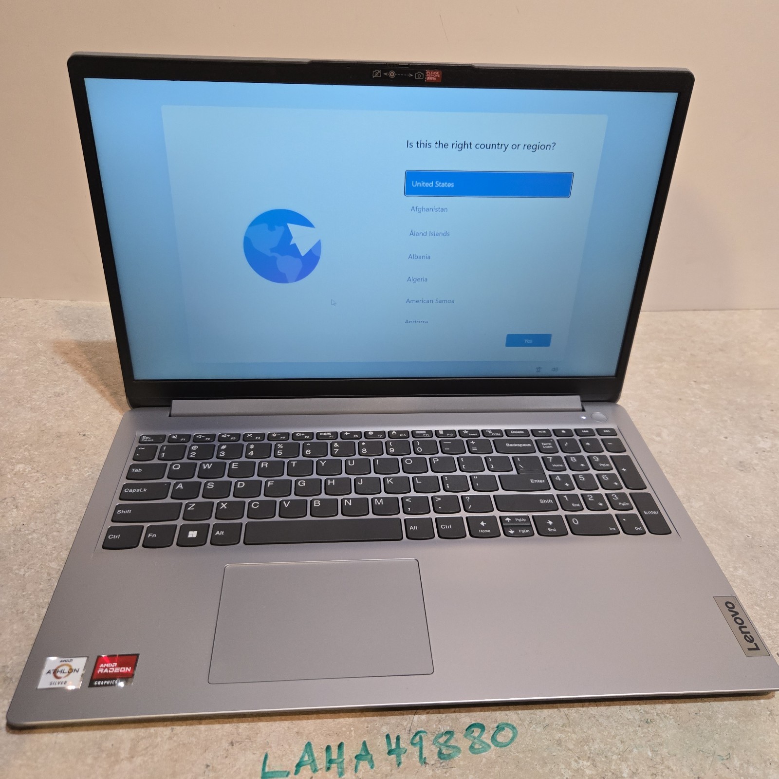 Lenovo ideapad 1 Laptop – 15.6″ HD – AMD Athlon – 128GB – Model 15AMN7