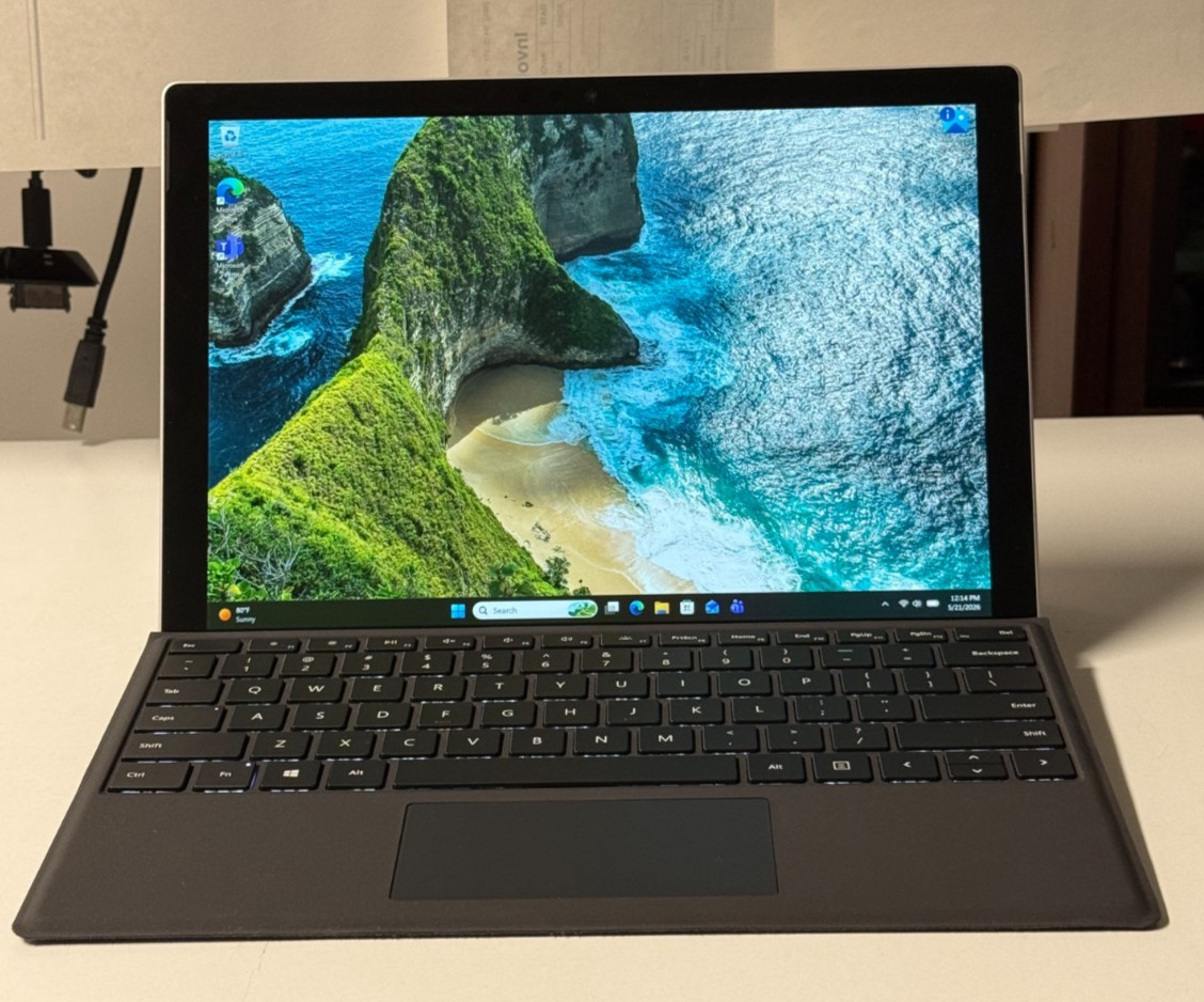 MICROSOFT SURFACE PRO 6, 12.3″, 512GB SSD, 16G RAM i7, W11 PRO & MS KEYBOARD