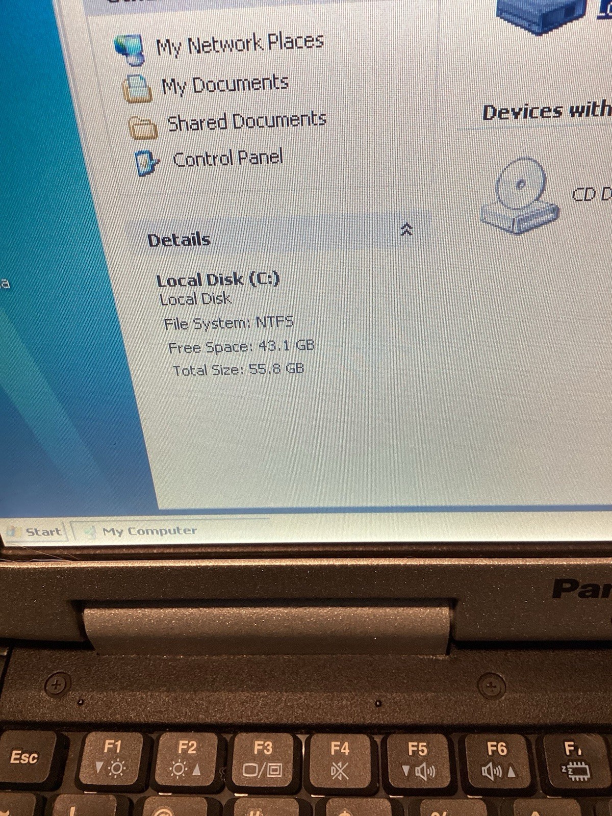Panasonic Toughbook CF-29 13.3″ Pentium M 1.40GHz 1.49GB 56GB HDD WinXP Pro