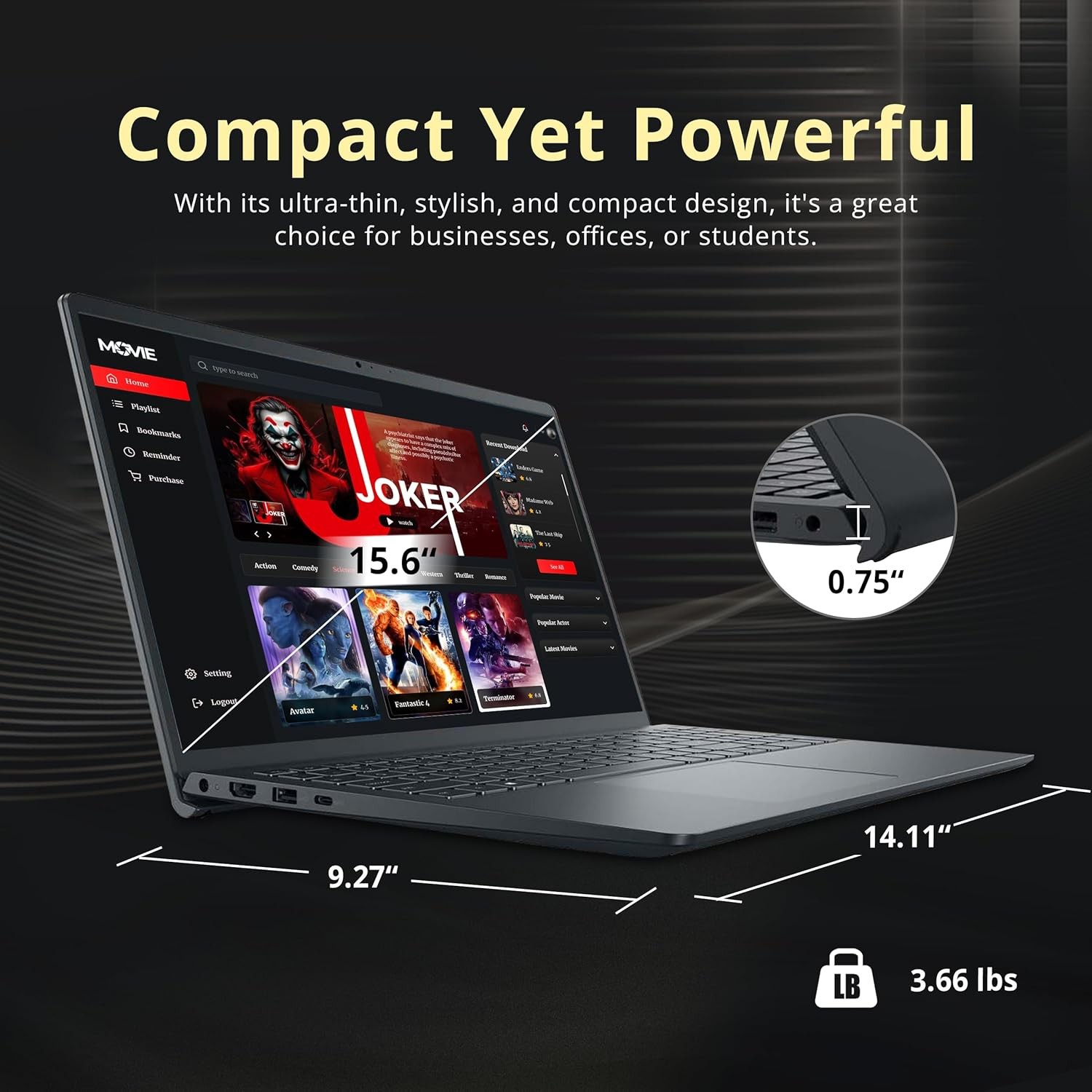Dell Inspiron, 15.6″ FHD Touchscreen Laptop Computer Core i5-1334U 32GB RAM 1TB