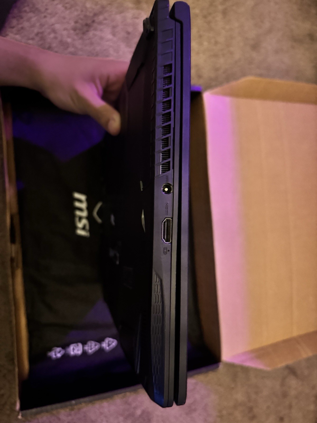 GAMING LAPTOP MSI GF65 THIN PERFECT CONDITION