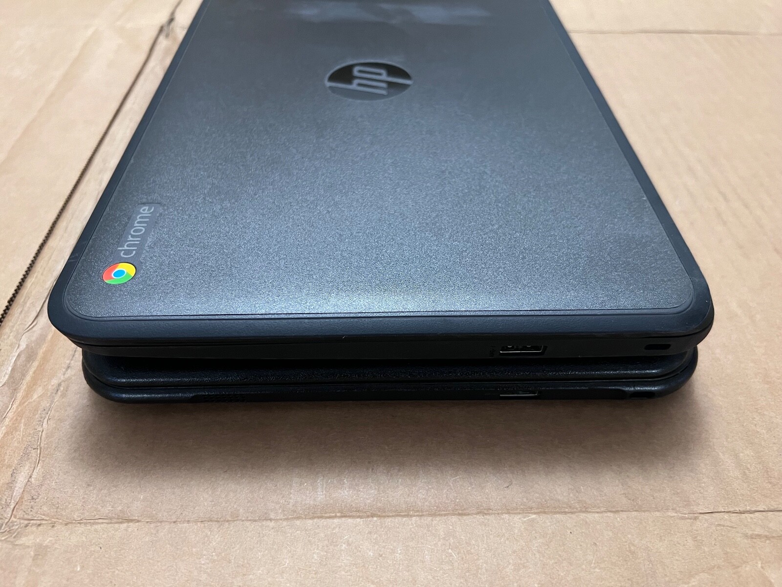 Lot of 2 Defective Chromebooks HP 11 G5 TPN-Q151 Intel Celeron + Lenovo 80SF