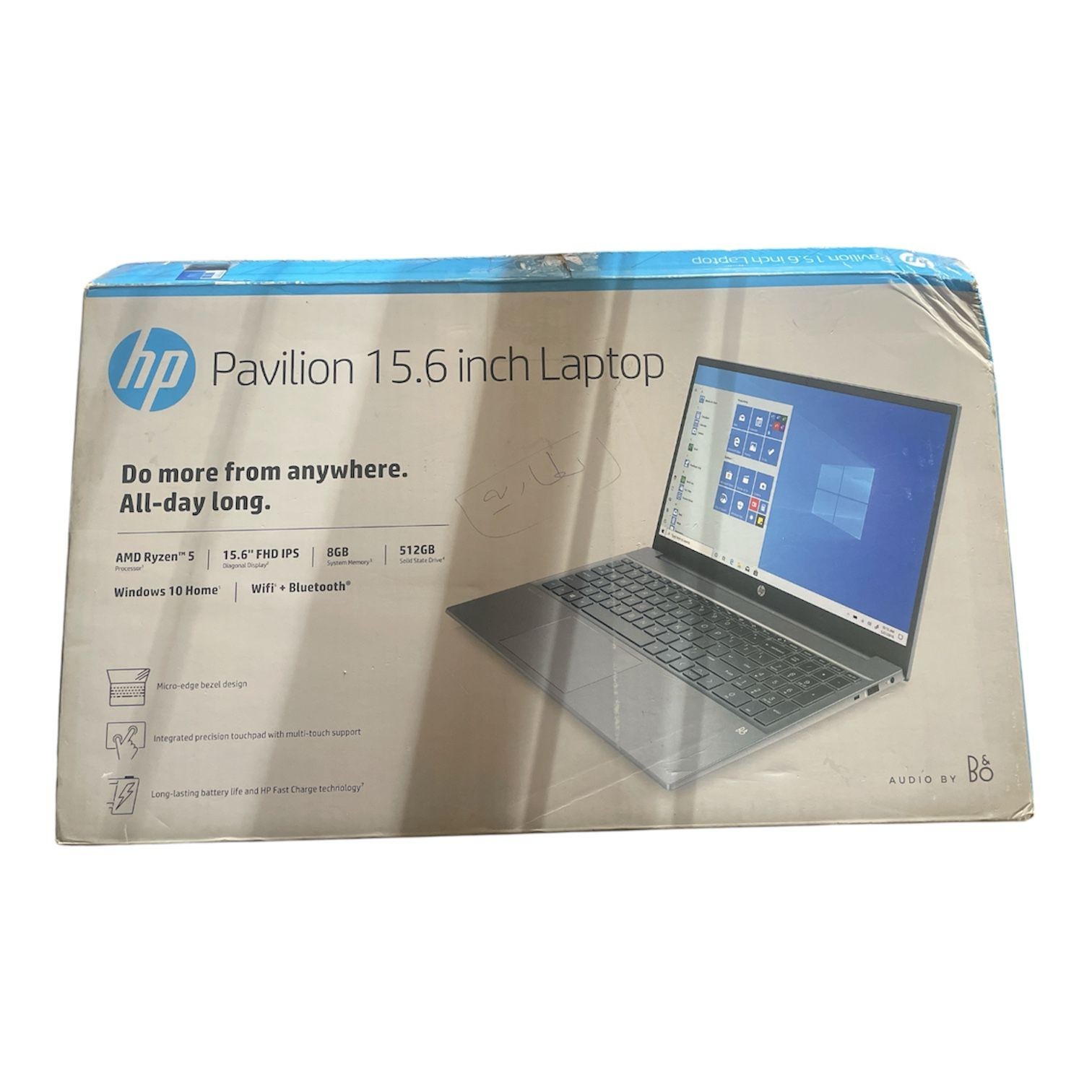 HP Pavillion 15 15-eh0050wm 15.6 inch (512 GB, AMD Ryzen 5, 2.3 GHz, 8 GB)…