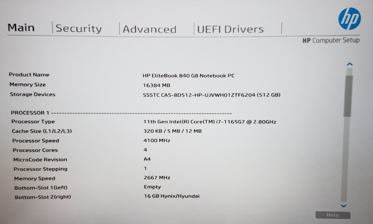 HP EliteBook 840 G8, 14″ Touch, i7-1165G7@2.8GHz, 16GB RAM, 512GB NVMe, Lot of 4