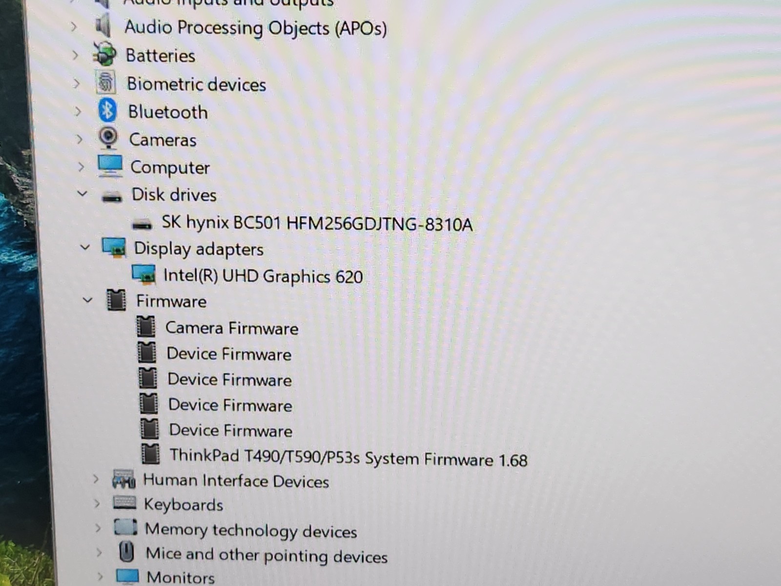 Lenovo ThinkPad T490 14″ FHD i5-8365U 1.6GHz 16GB 256GB SSD Windows 11 Pro READ~