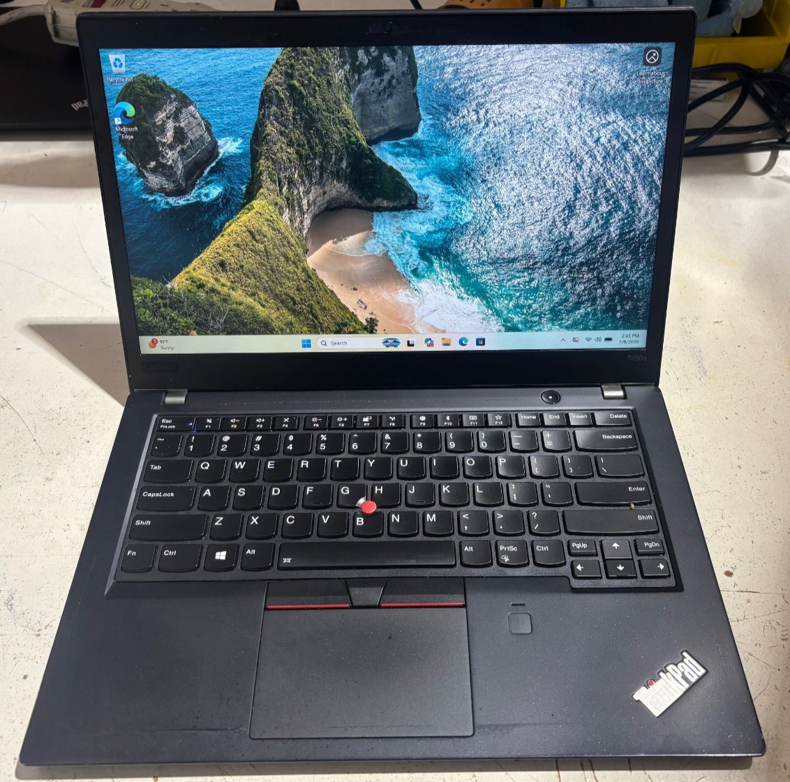 Lenovo Thinkpad T480s Intel i5-8350U, 8GB 256GB SSD Windows 11 Pro Touch Screen