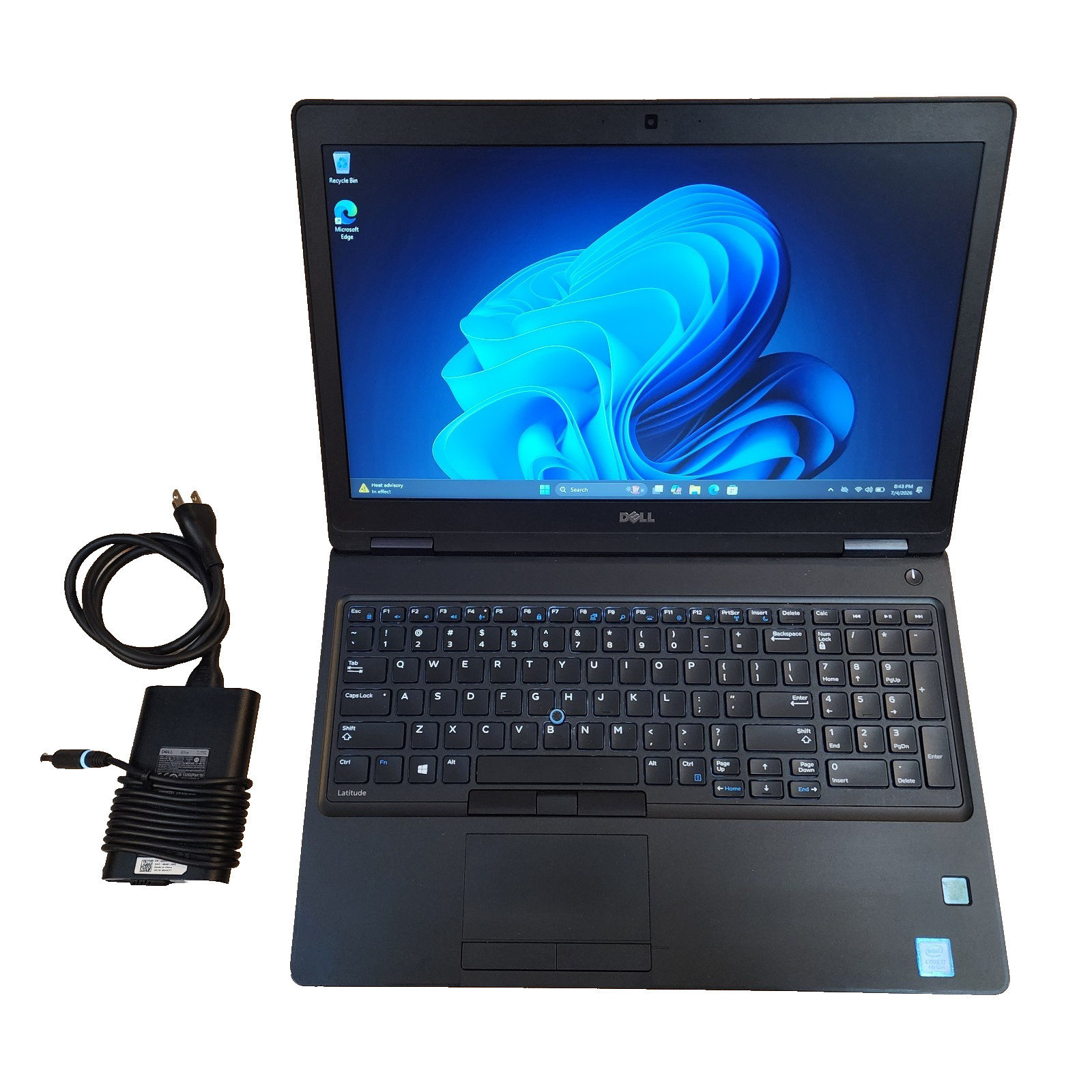 Dell Latitude 5580 15.6″ Intel i7-7600U 16GB RAM 256GB SSD HDMI Win11 Laptop