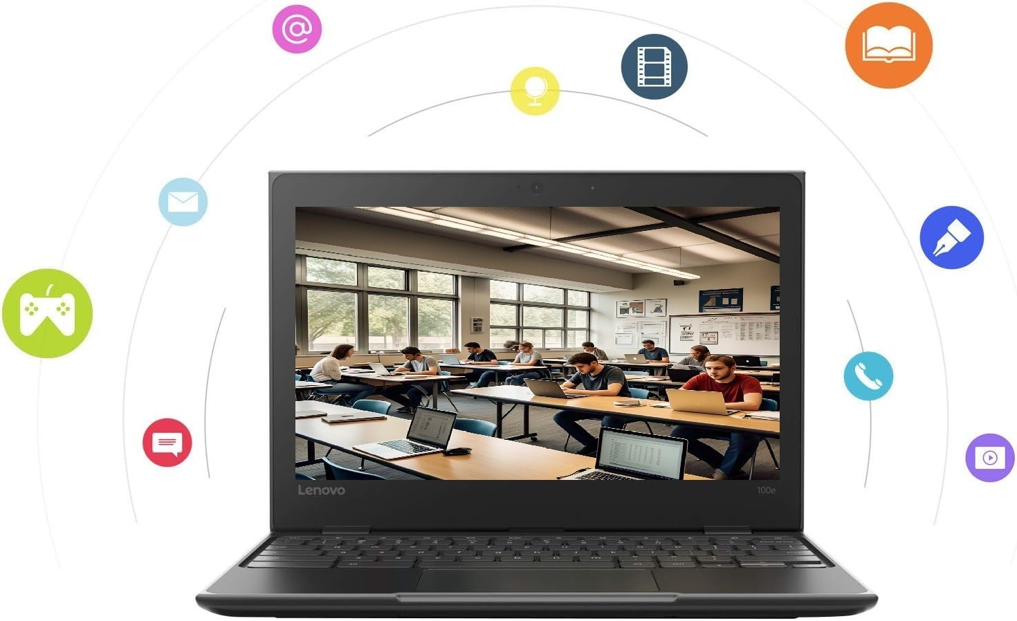 Lenovo 100E Gen 2 ChromeBook: AMD A4! 4GB Memory – 32GB Storage! Fast Delivery!!