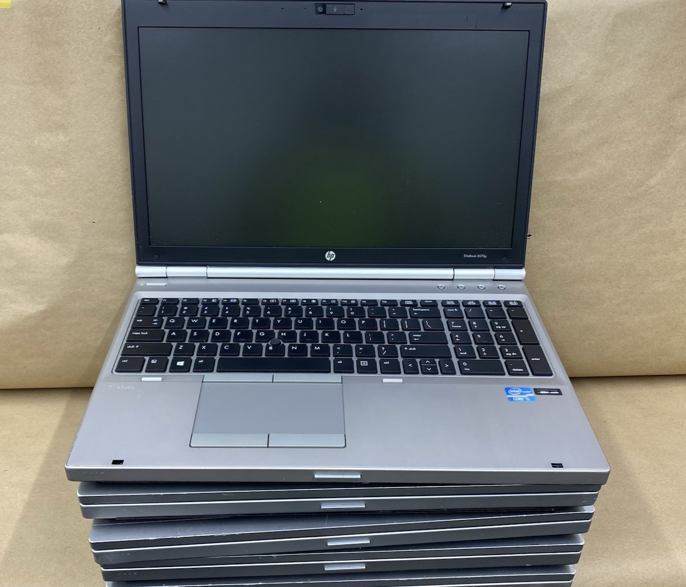Lot of (5) HP 8570P – 15.5″ HD – i5-3230M – No RAM – NO HDD – NO OS – READ