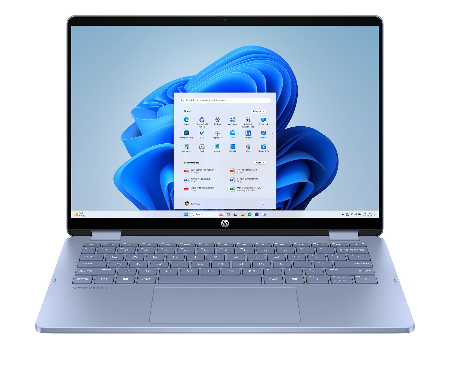 HP OmniBook 5 Touchscreen 14″ PC Intel Core 7 150U 24GB 1TB SSD 14T-FP000