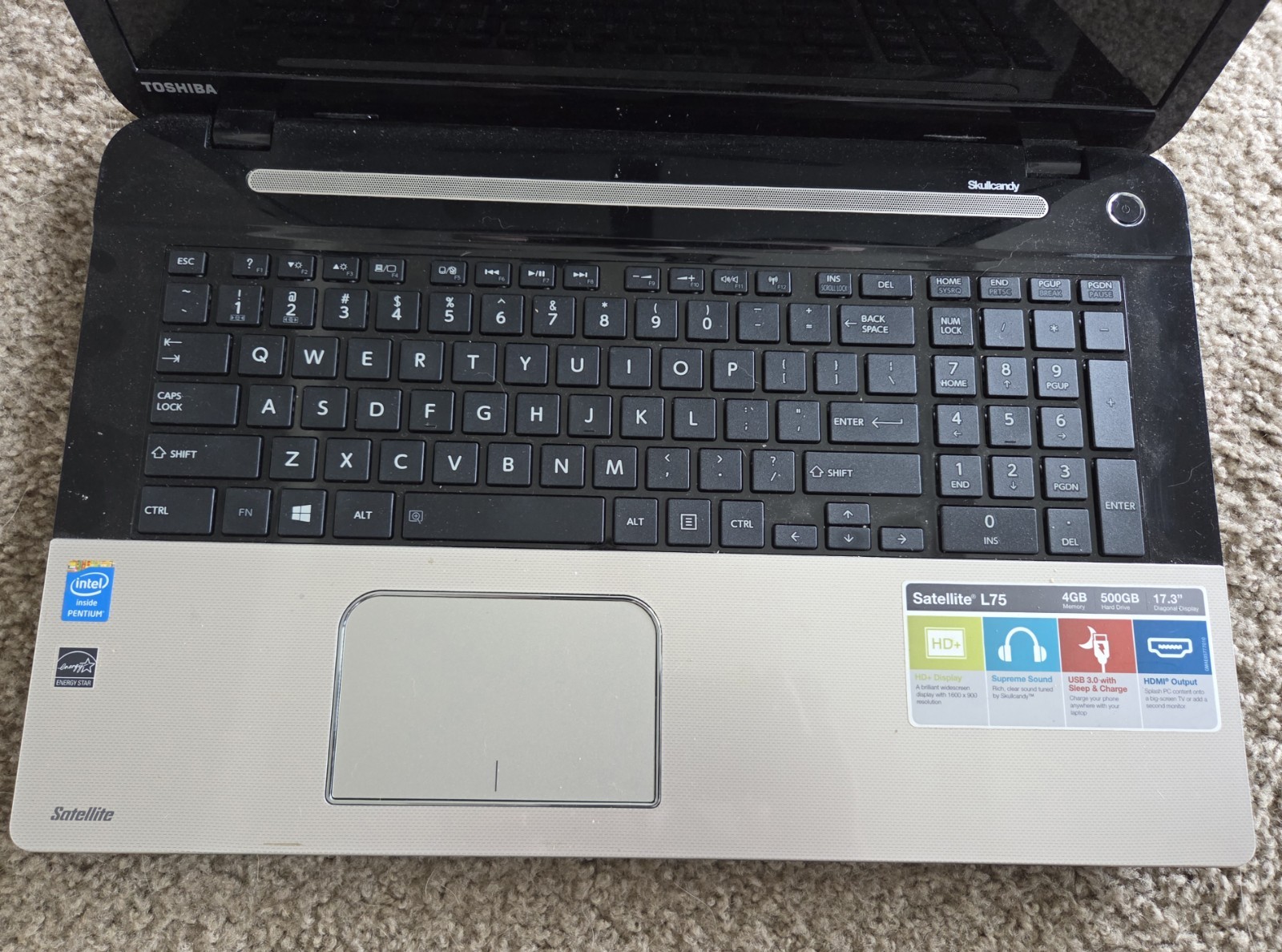 Toshiba laptop (Great)