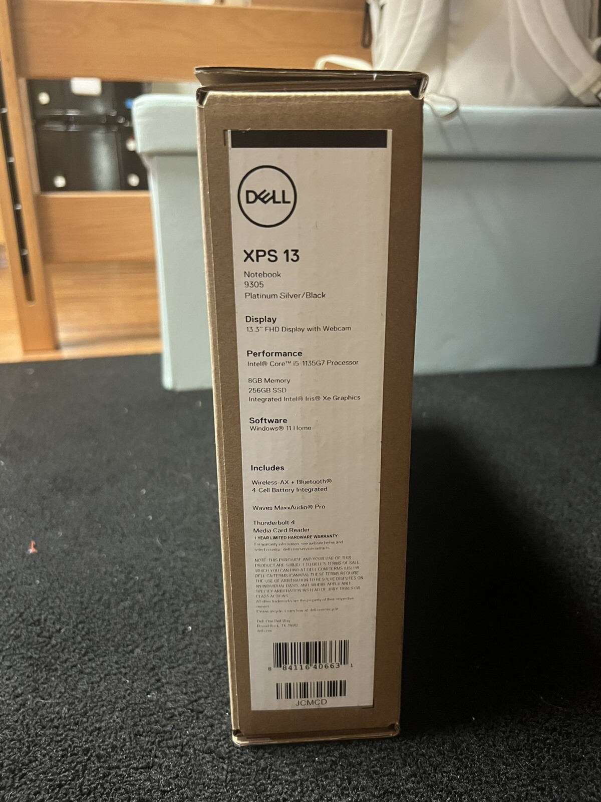 Dell XPS 13 9305 13.3” (256GB SSD, Intel Core i5-1135G7, 2.4GHz, 8GB RAM…)
