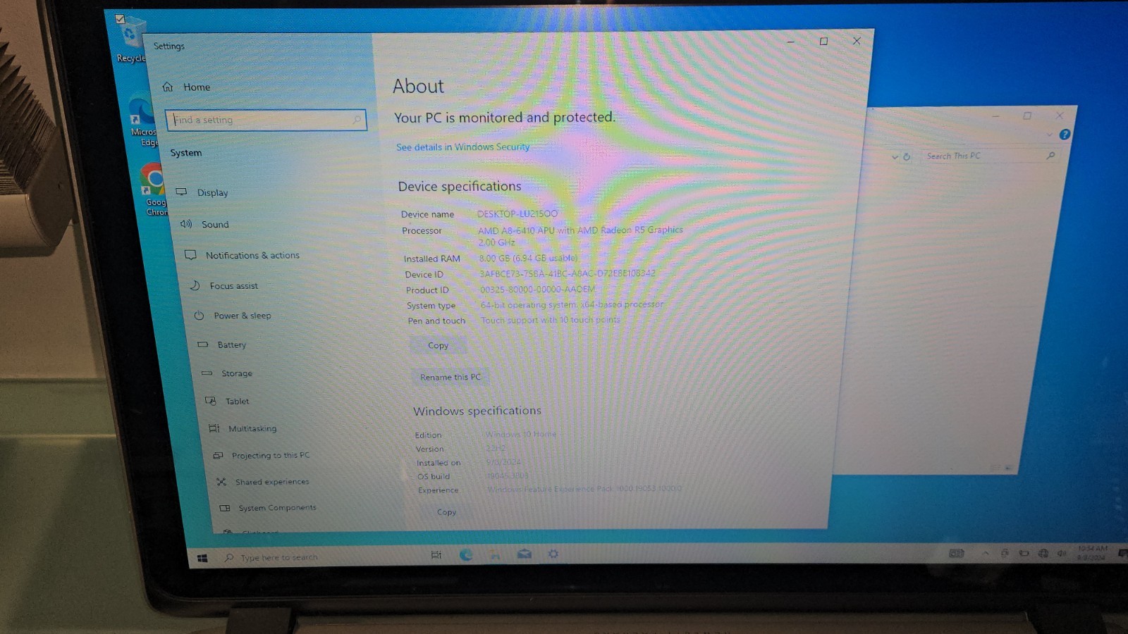 HP Pavilion 17-f001dx Notebook PC, 8gb Ram, 500gb Hdd! Read Listing!