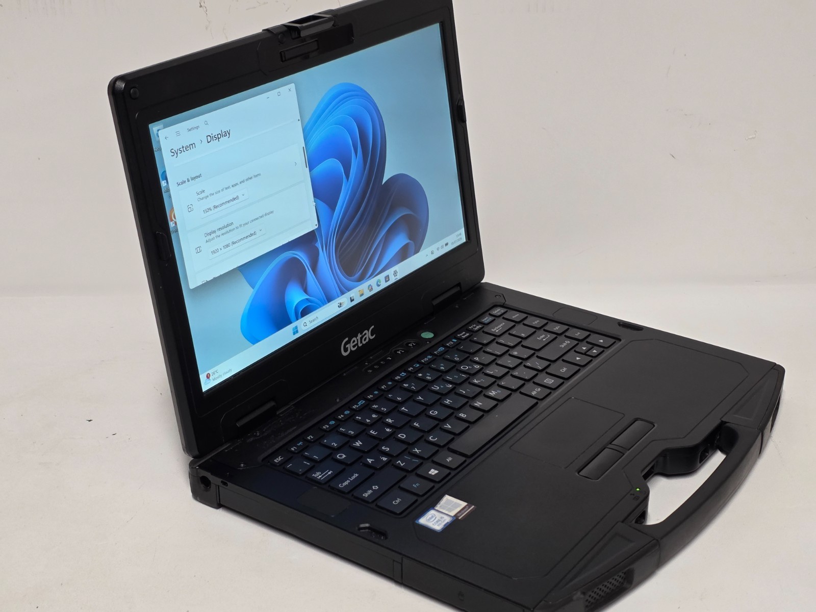 GETAC S410 G3 RUGGED LAPTOP 14″ FHD CORE i5-8265U 8GB 256GB SSD HDMI GPS #040