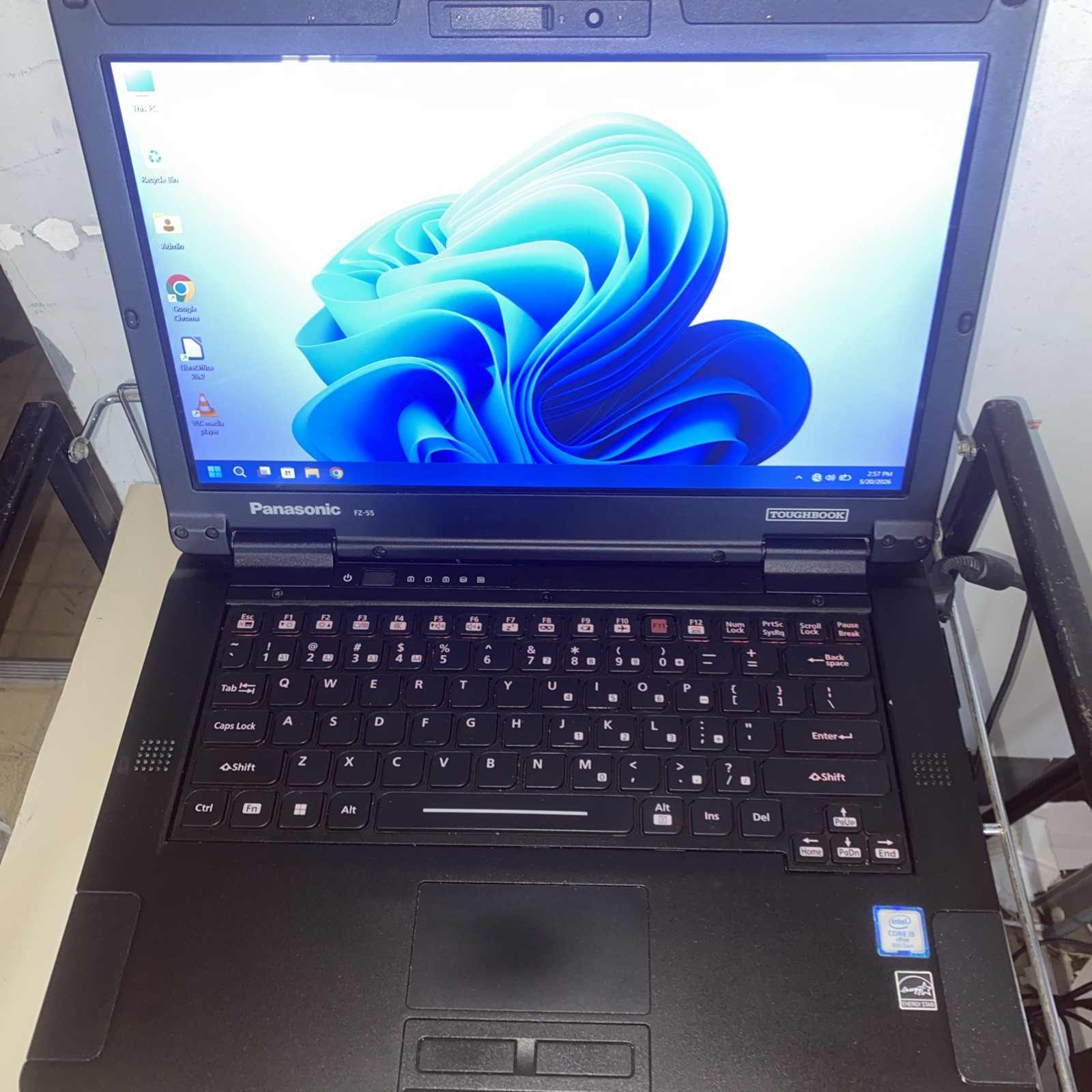 Panasonic FZ 55 Toughbook i5-8365U 1.6GHz 4C 8GB 512MB M2.NVME 11Pro new battery
