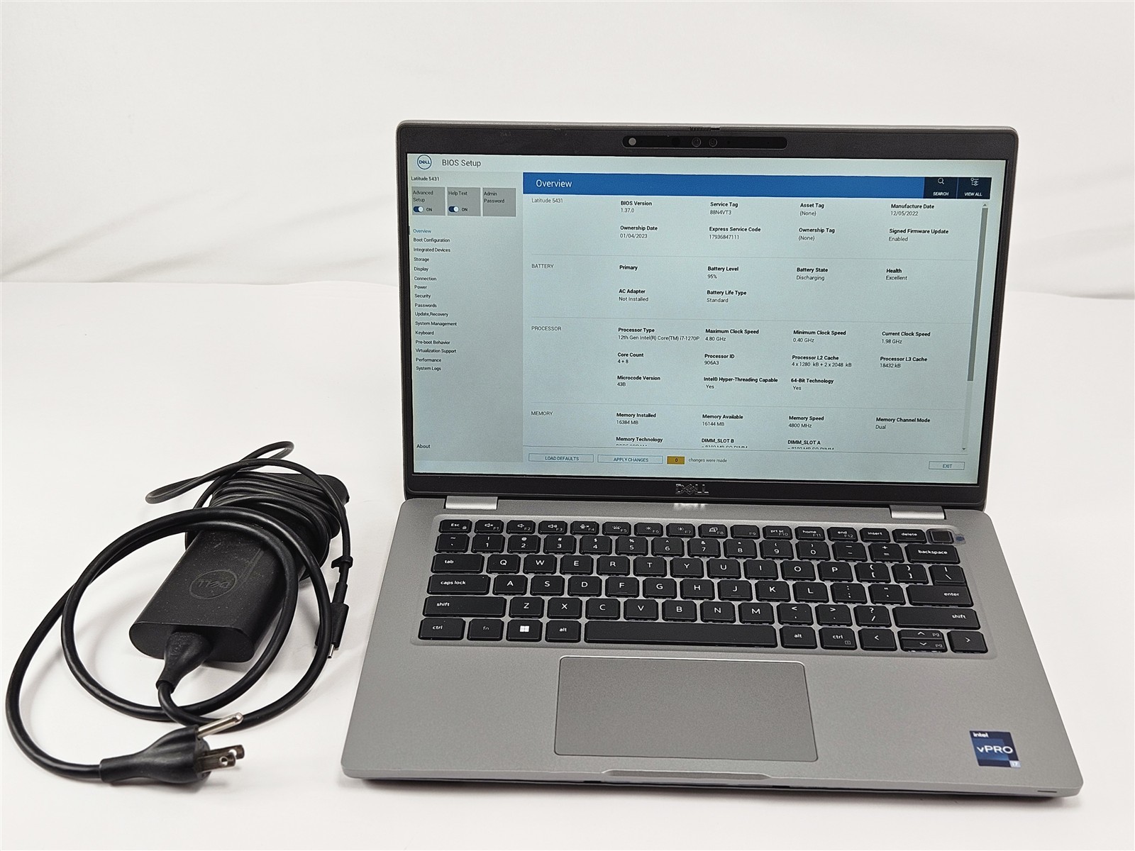 Dell Latitude 5431 16GB RAM 256GB SSD i7-1270P 14″ Titan Gray Laptop
